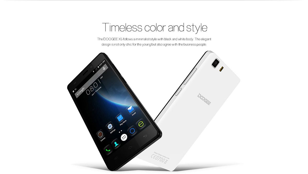 Doogee X5S Design