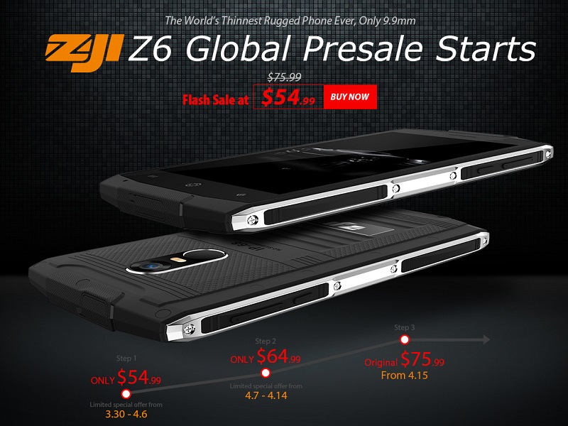 ZOJI anuncia dos colores adicionales para los smartphones Z6 y Z7