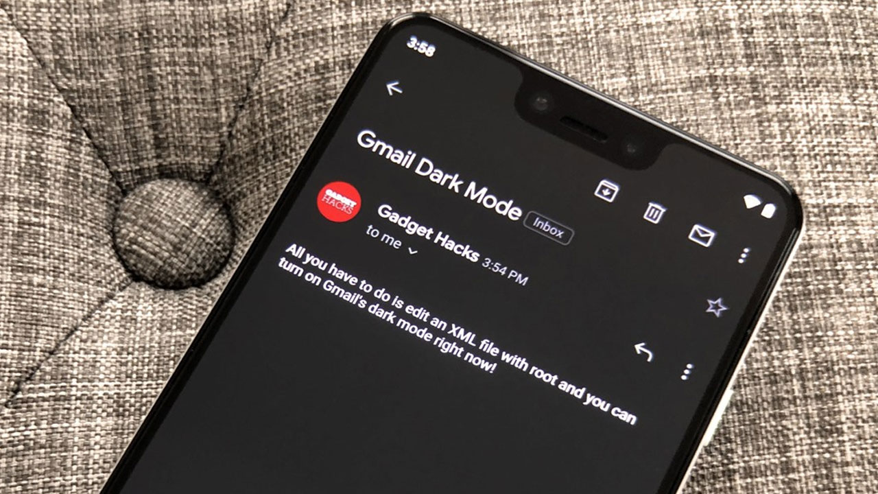 Gmail para Android estrena modo oscuro