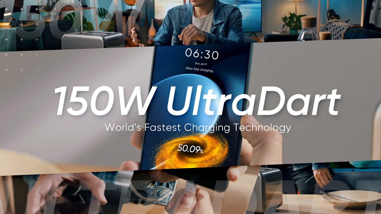 realme presenta la tecnología UltraDart de 200W, la carga más rápida del mundo