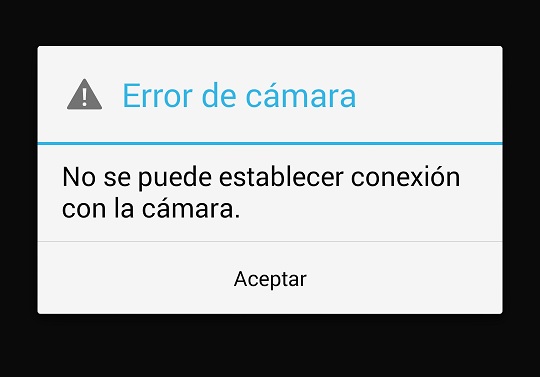 Error de cámara Nexus 5