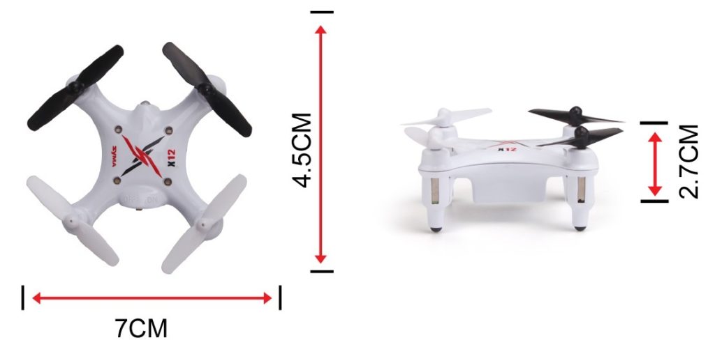 syma x12 nano dimensiones.gizlogic