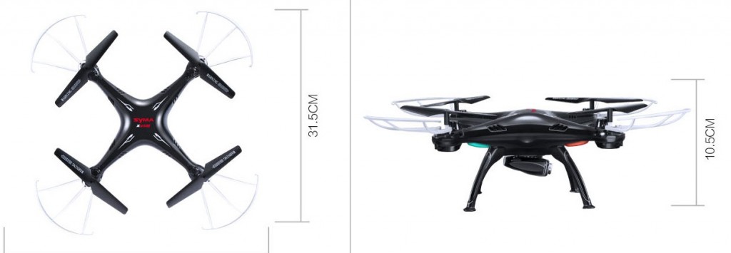 Gizlogic-Syma X5SW-medidas