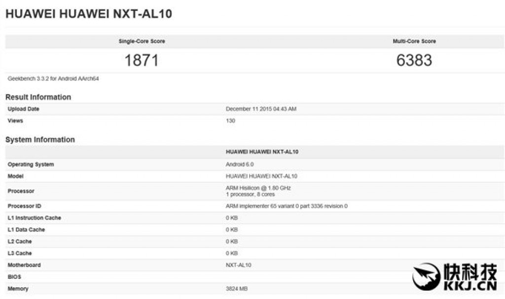 Hisilicon-Kirin-950-Geekbench