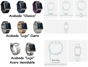 gizlogic- Fitbit Blaze -acabados