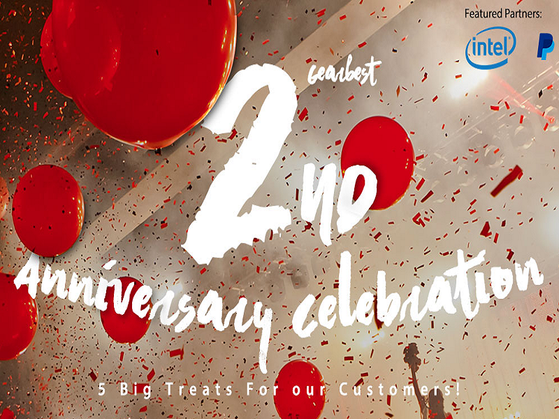 segundo aniversario de gearbest