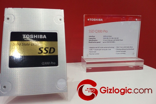 Almacenamiento de Toshiba SSD Q300 Pro