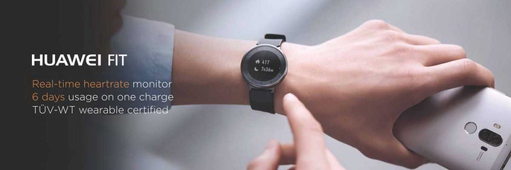 El reloj inteligente Huawei Fit tiene una autonomía de 6 días
