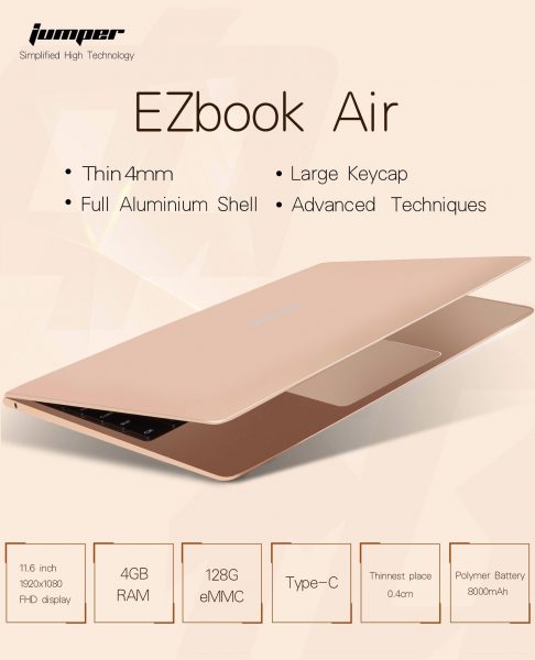 Jumper EZbook Air, siguen los clones del Macbook