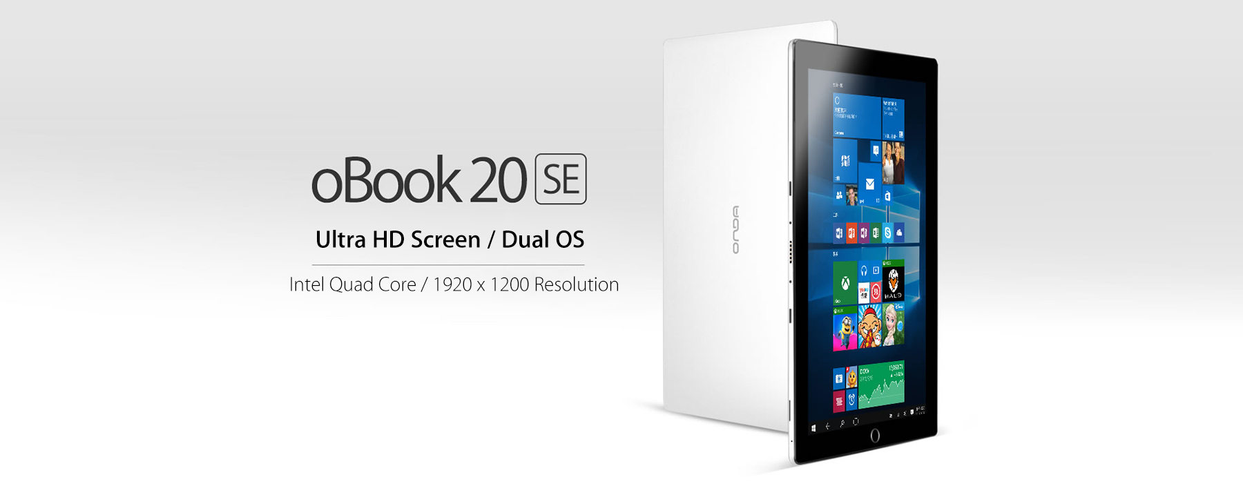 Onda Obook 20 SE, una Tablet con Windows 10 y Android 5.1