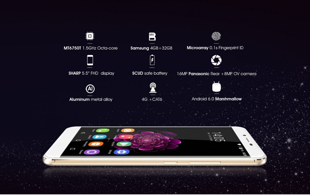 Oukitel U15S, con lector de huellas dactilares y conectividad 4G LTE