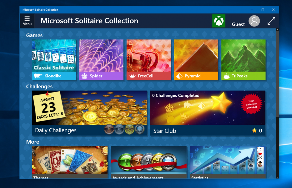 Microsoft Solitaire, el solitario de Windows llega a