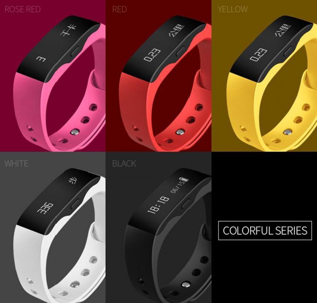 La pulsera está disponible hasta en 5 colores, negro, rojo, blanco, rosa rojo y amarillo