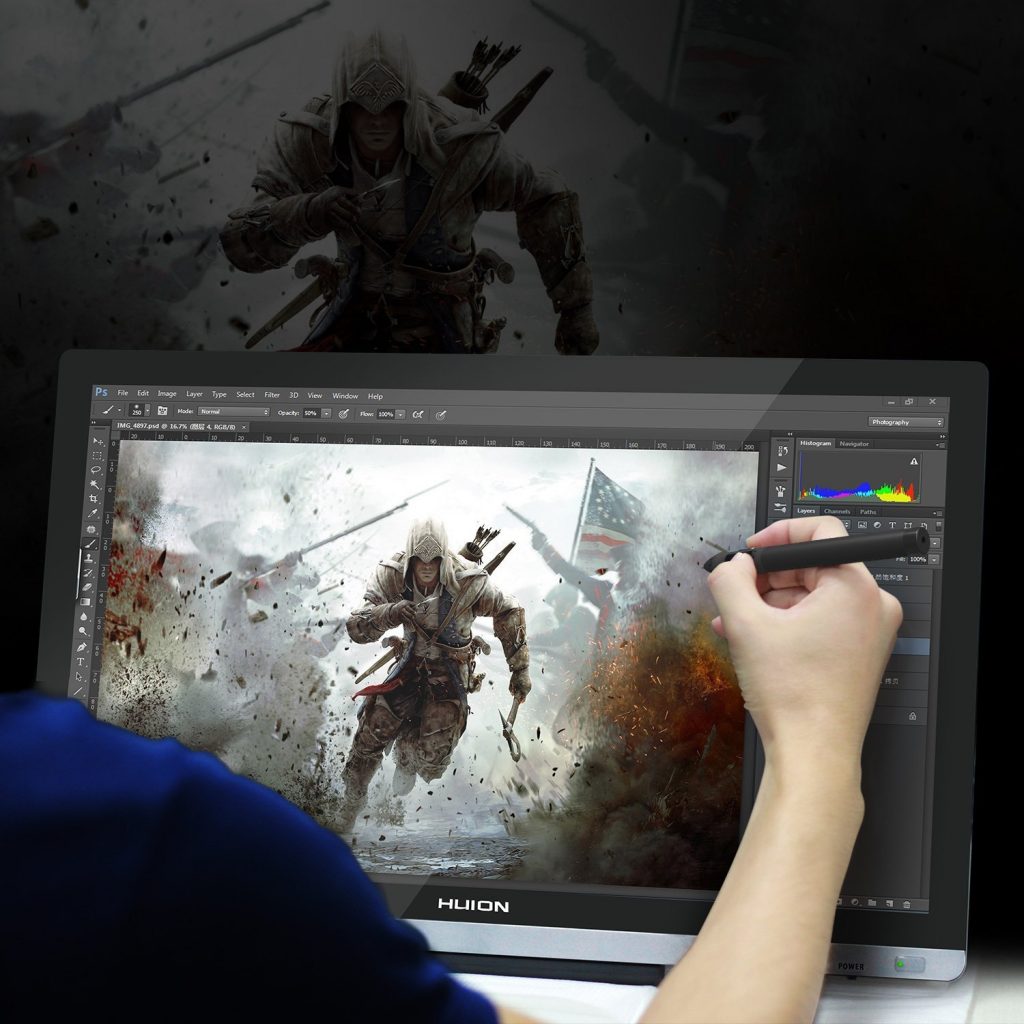 La tableta grafica Huion GT-220 V2 es compatible tanto con Mac, como con Windows