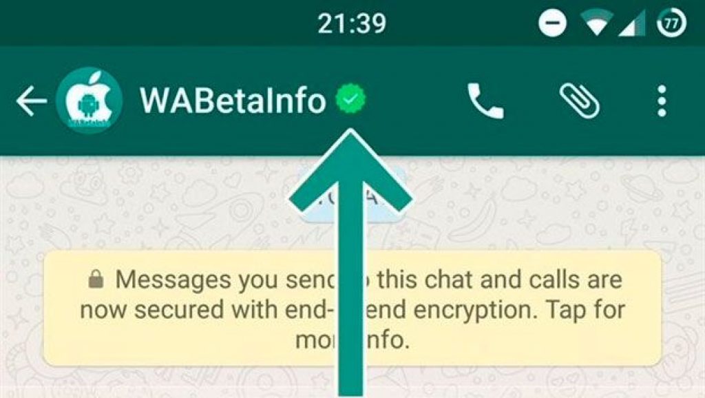 Cuentas verificadas de WhatsApp