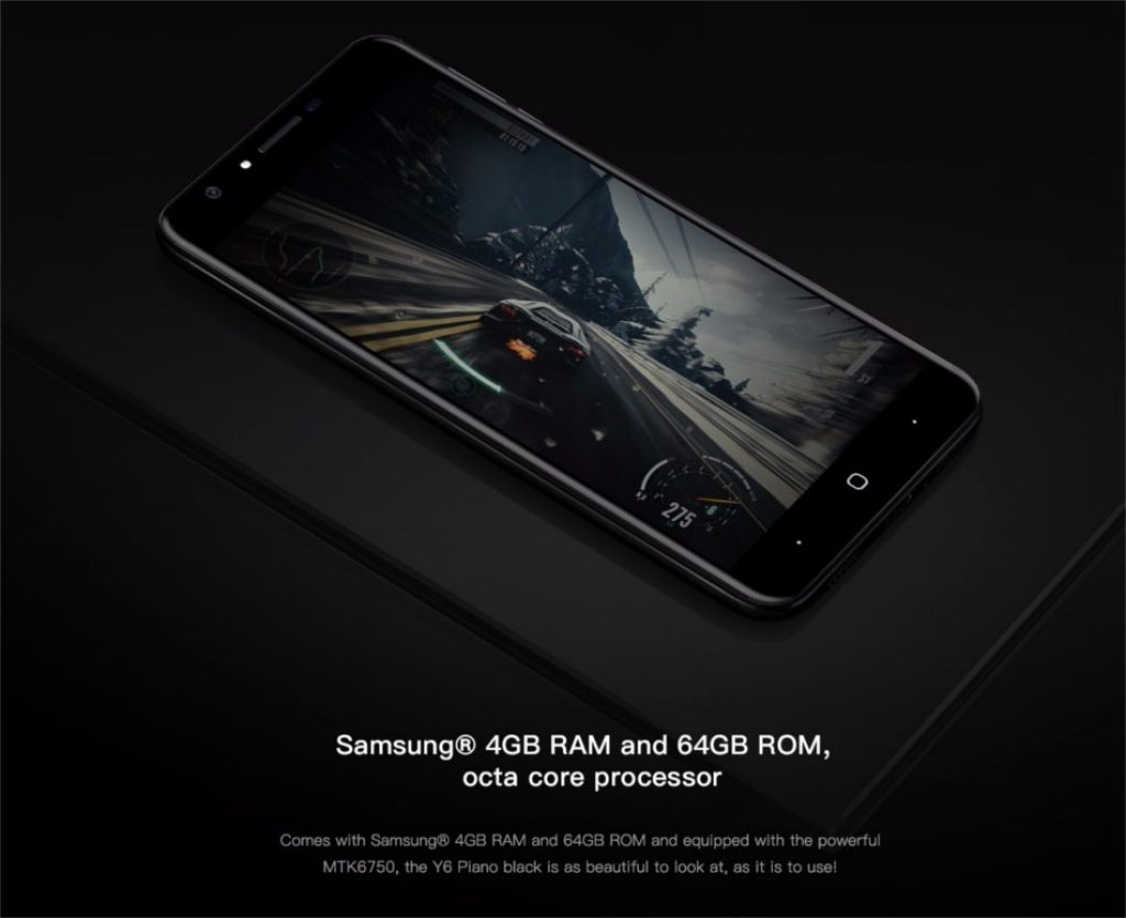 Doogee Y6 Piano Black, procesador