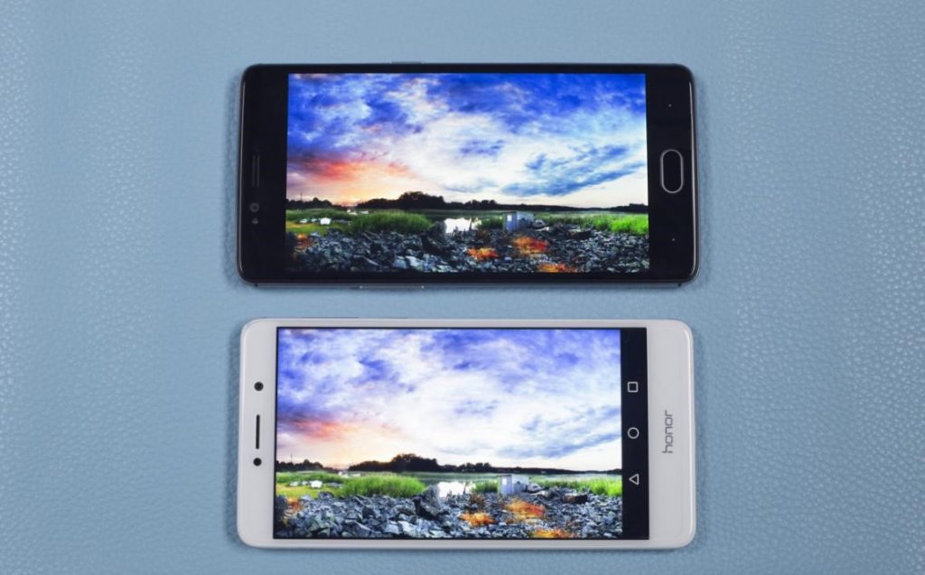 Doogee Shoot 1 y Huawei Honor 6X, pantallas