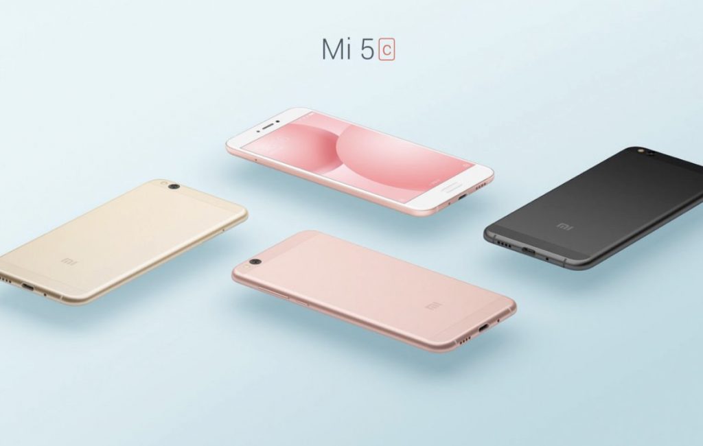 Xiaomi Mi5C, colores