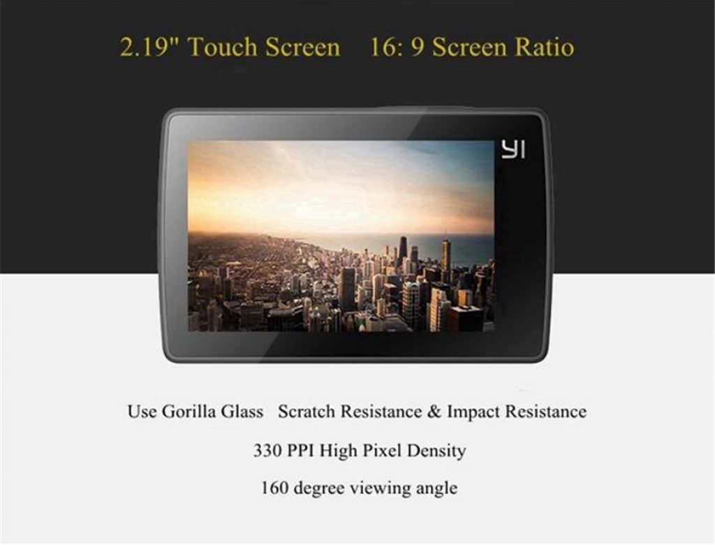 Xiaomi Yi II, pantalla