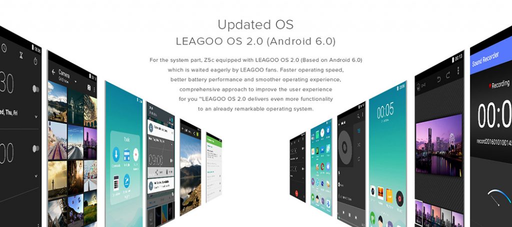 LEAGOO Z5C OS