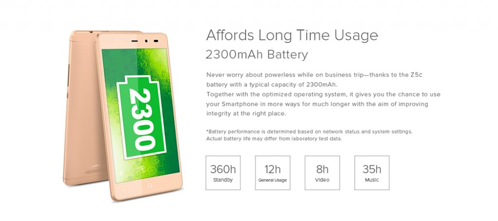 LEAGOO Z5C batería