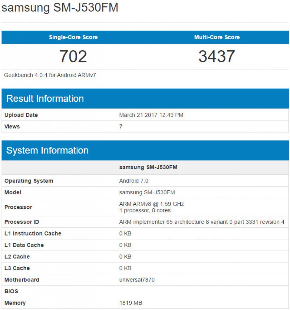Samsung Galaxy J5 2017