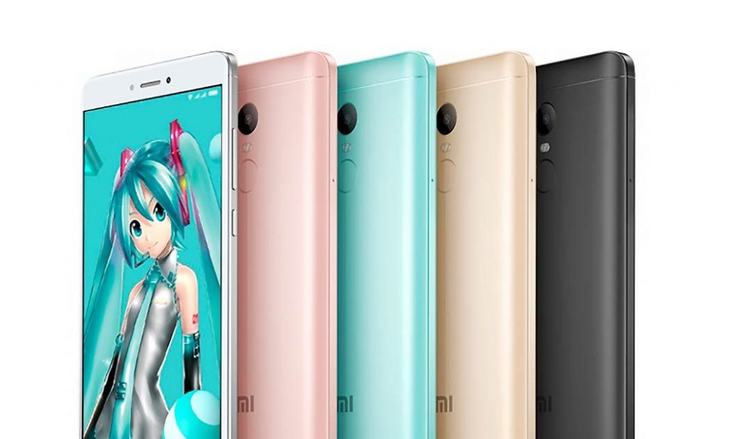 Xiaomi Redmi Note 4X, colores