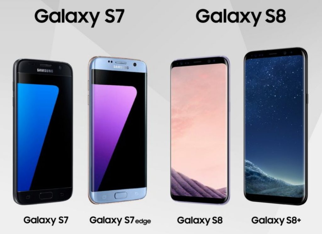 diferencias galaxy s7 galaxy s8