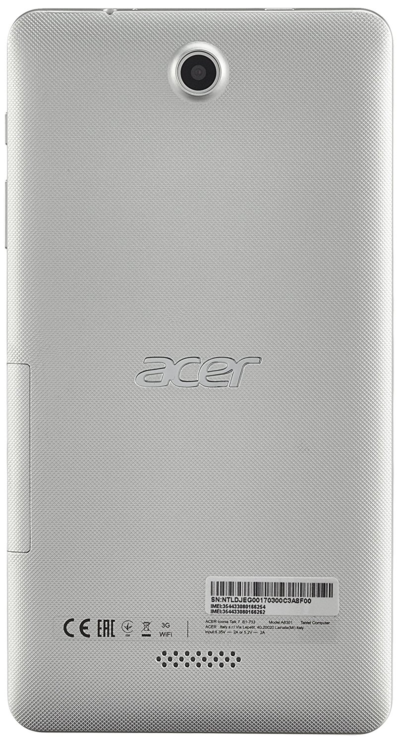 Acer Iconia Talk 7, cámara