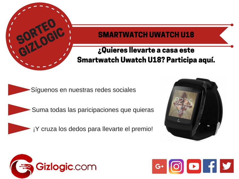 Sorteo Smartwatch Uwatch U18