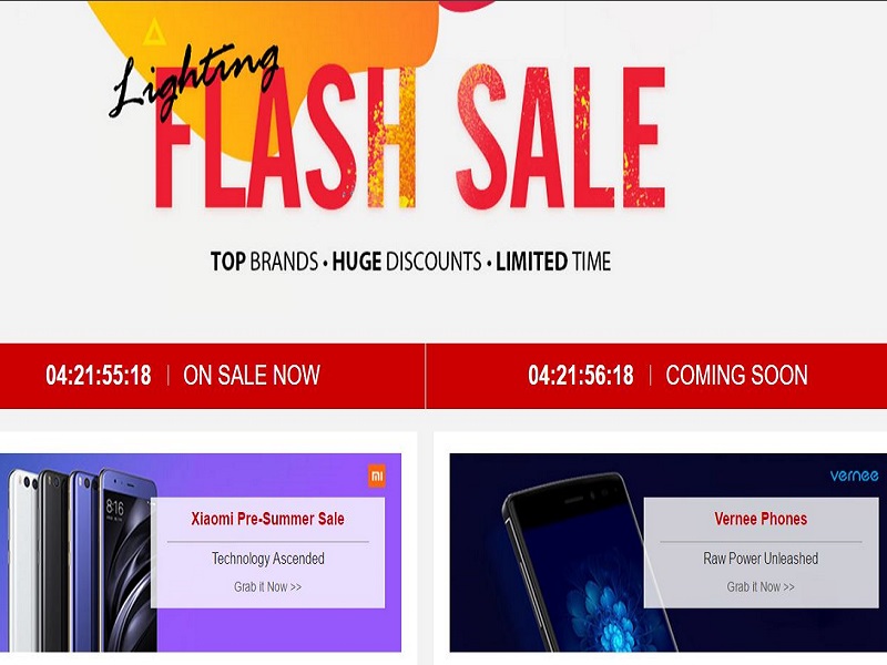 ofertas flash de gearbest
