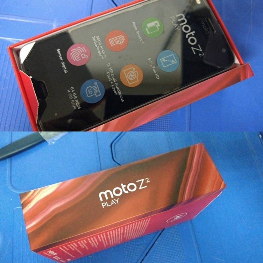 Moto Z2 Play caja