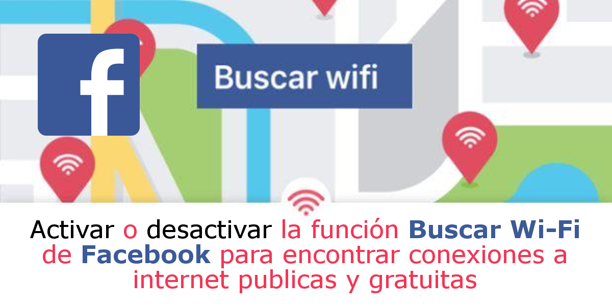 Buscar WiFi de Facebook