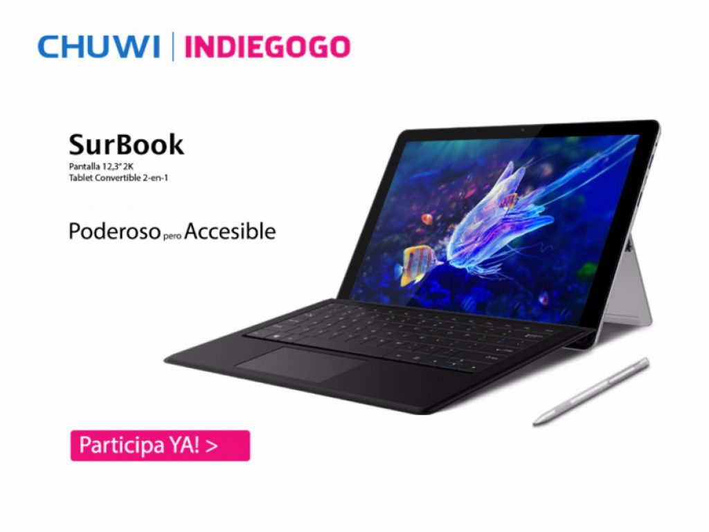 Chuwi SurBook en Indiegogo