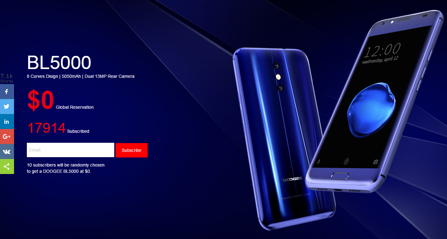 Doogee BL5000
