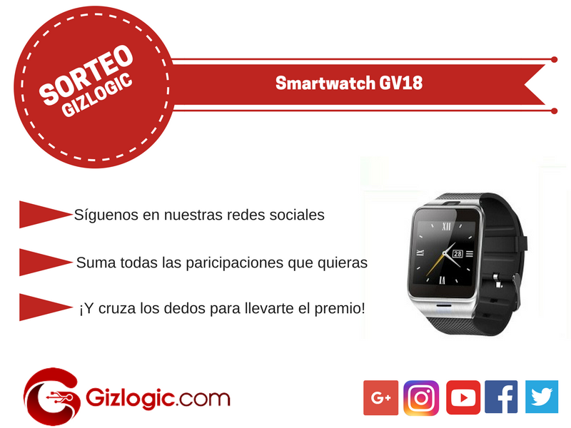 Sorteo Smartwatch GV18