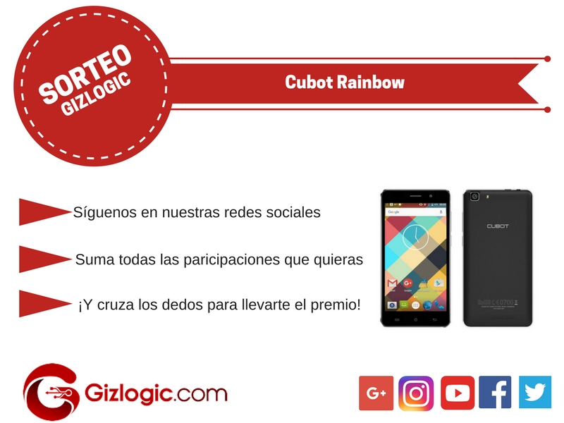 SORTEO Cubot Rainbow