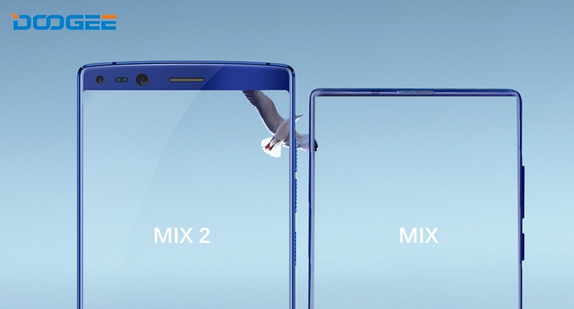DOOGEE MIX 2 volverá a situar la cámara frontal sobre la zona superior DOOGEE MIX 2