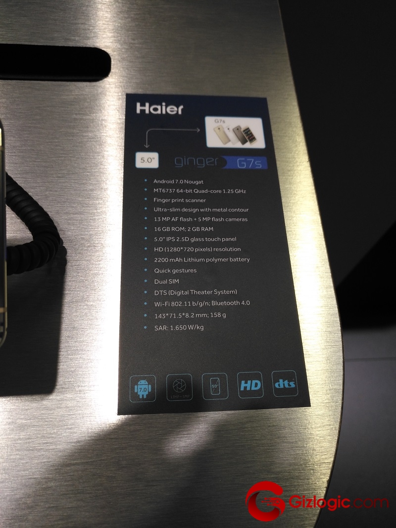 Haier Ginger G7S