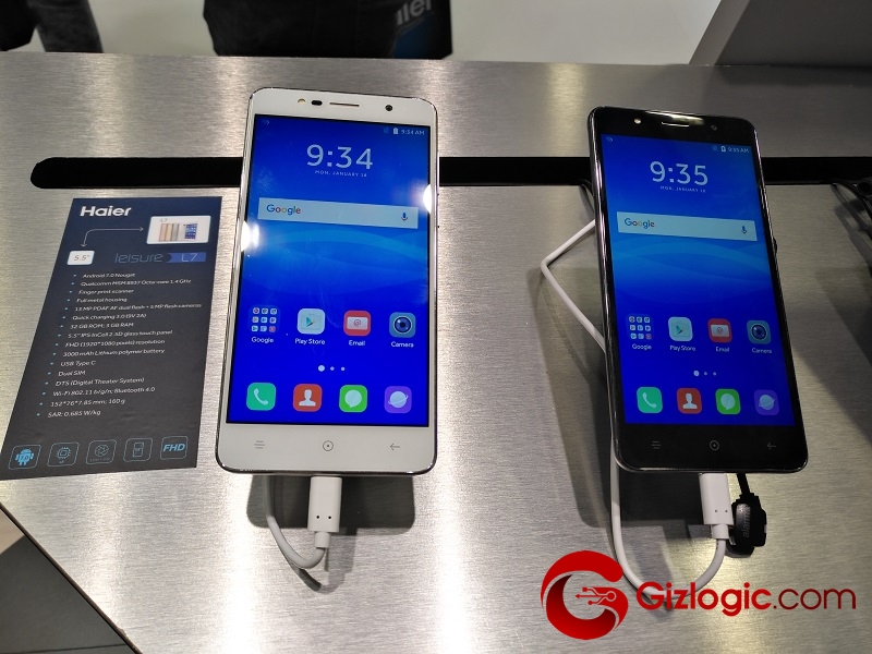 Haier Leisure L7 y Ginger G7S