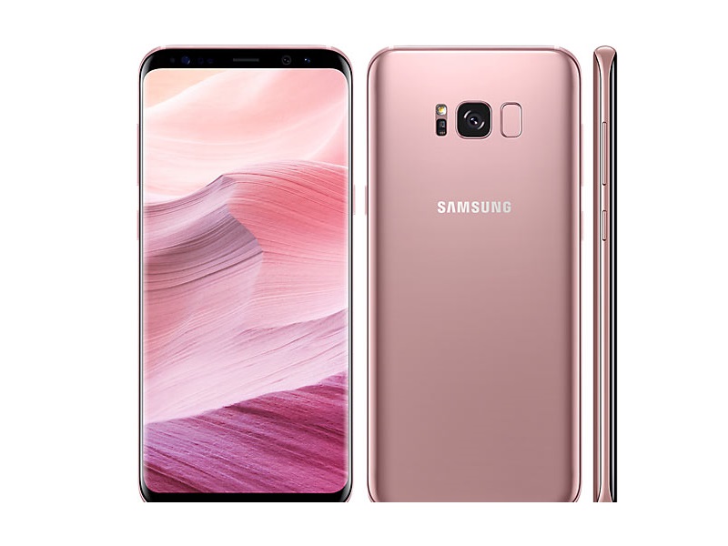 Samsung Galaxy S8 en rosa
