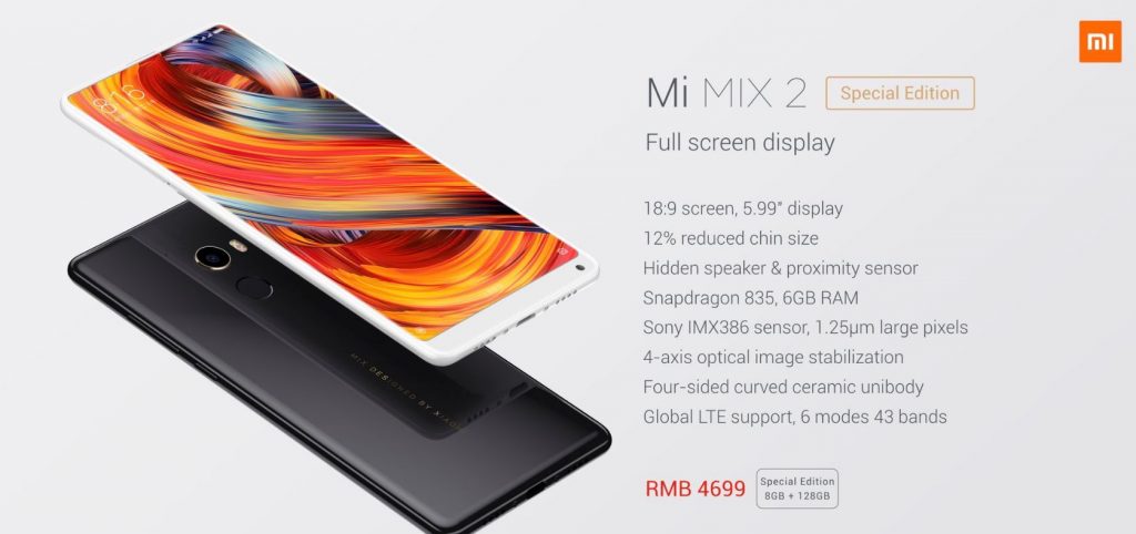 Xiaomi Mi Mix 2 edicion especial