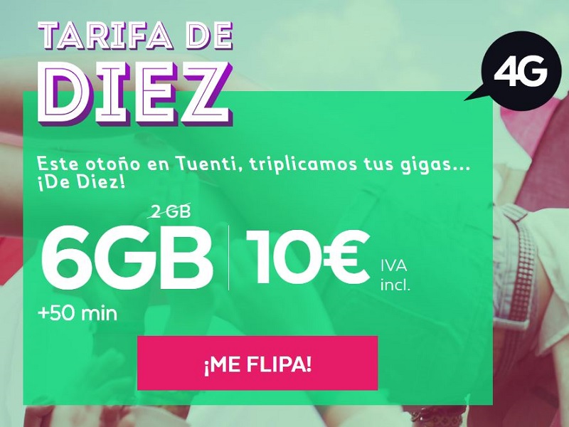 tarifa diez de tuenti