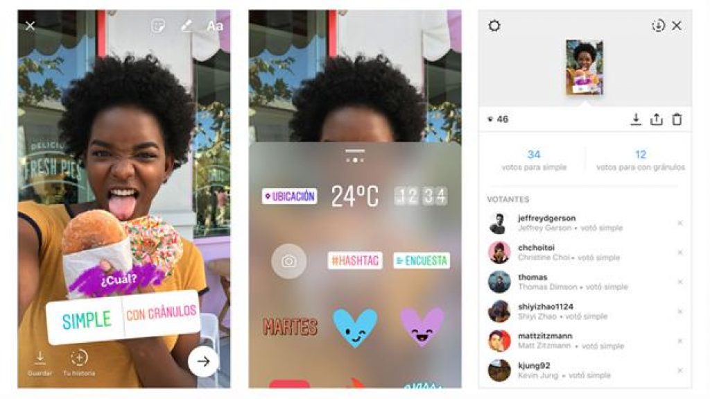 Encuestas en Instagram Stories