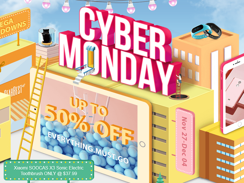 Cyber Monday de Gearbest