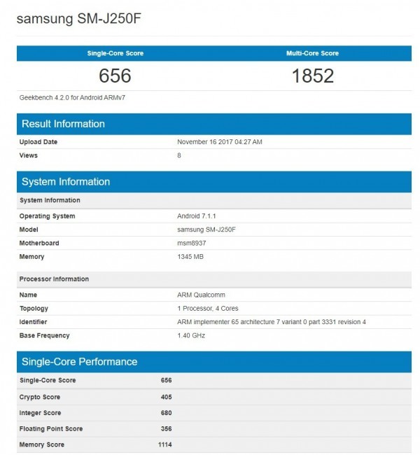 Samsung Galaxy J2 Pro