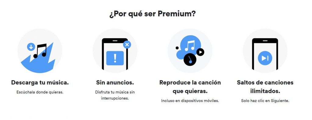 ventajas de spotify premium