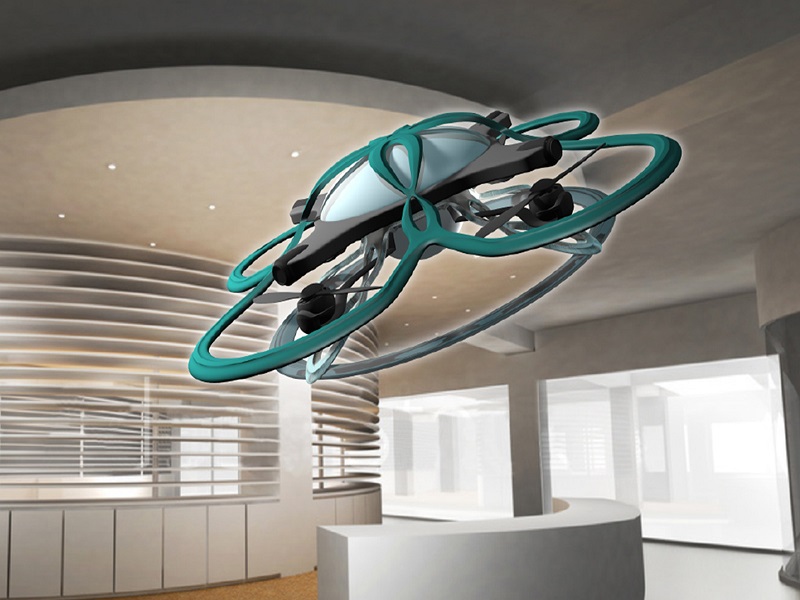 Dron para controlar las horas extras
