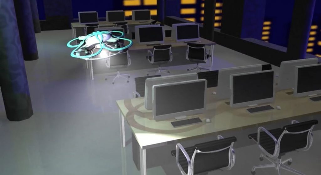 Dron para controlar las horas extras