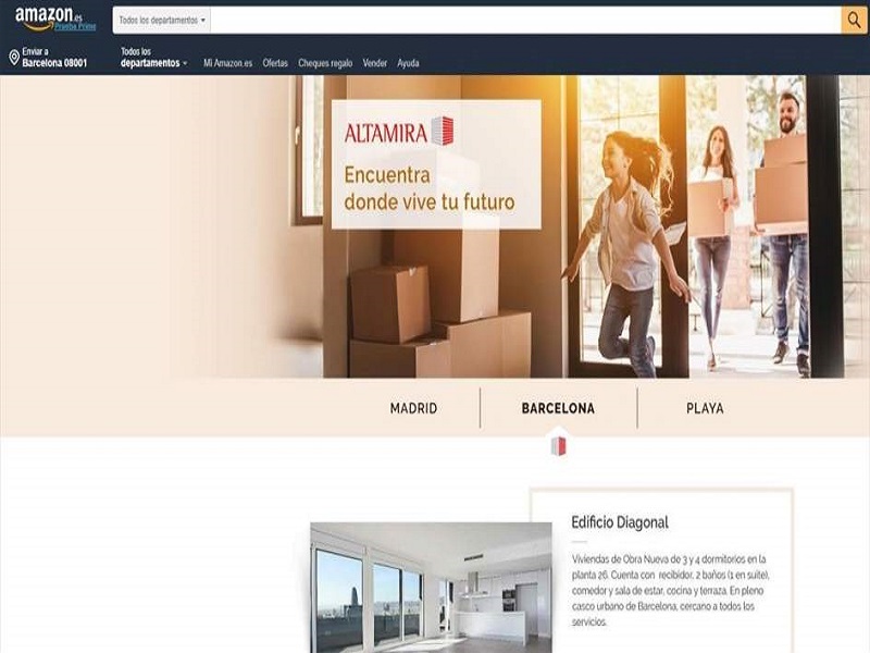 Comprar casas en Amazon